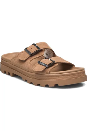 Palladium Dunelite Riviera Sde Shoes Sandals Flat Sandals Beige
