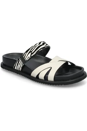 Newd Women Slides Shoes Sandals Flat Sandals Black