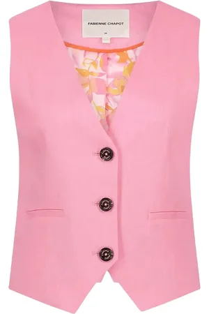 Fabienne Chapot Gigi Gilet Blazers Sleeveless Blazers Pink