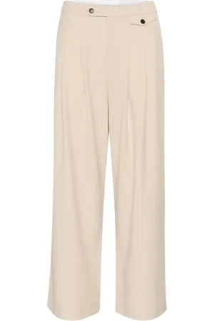Gestuz Gzedina Hw Pants Bottoms Trousers Suitpants Cream