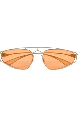 Komono Apollo Expedition Light Gold Firkantede Solbriller Pink