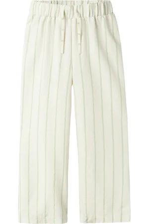 NAME IT Nkffizteks Wide Pant Bottoms Trousers Green