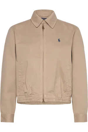 Ralph Lauren Cotton Twill Jacket Outerwear Jackets Light-summer Jacket Beige