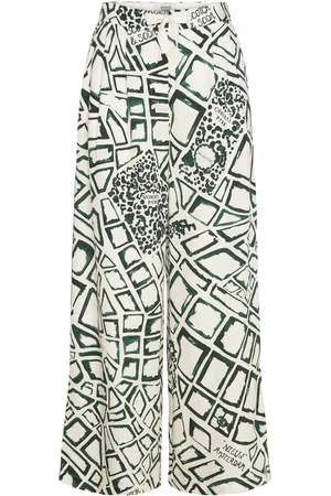 Scotch&Soda Eleni Printed Pyjama Pant Pyjamas Nattøj Green