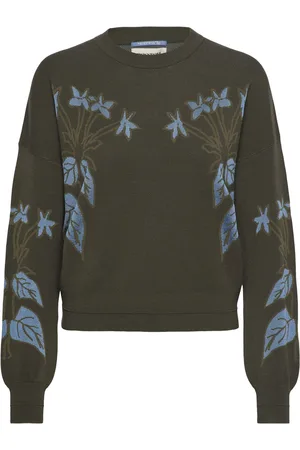 Scotch&Soda Relaxed Jacquard Pullover Tops Knitwear Jumpers Green