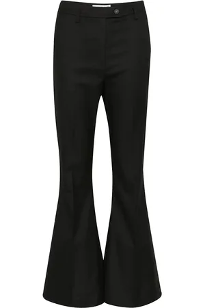 Gestuz Gzpauline Hw Flared Pants Bottoms Trousers Flared Black