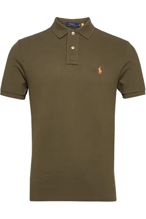 Ralph Lauren The Iconic Mesh Polo Shirt Designers Polos Short-sleeved Khaki Green