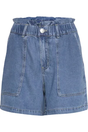 Suncoo Kiki Bottoms Shorts Paper Bag Shorts Blue