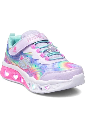 Skechers Girls Flutter Heart Lights Low-top Sneakers Pink