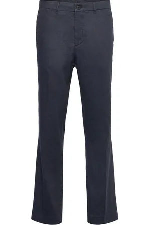 J Lindeberg Lois C Linen Stretch Pants Designers Trousers Linen Trousers Navy