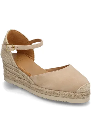 Unisa Cisca25Ks Espadrillos Med Hæl Sandal Beige