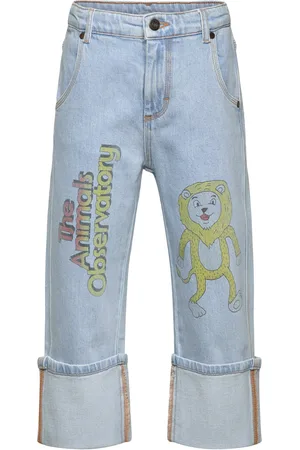 The Animals Observatory Ant Kid Jeans Blue Bottoms Jeans Regular Jeans Blue
