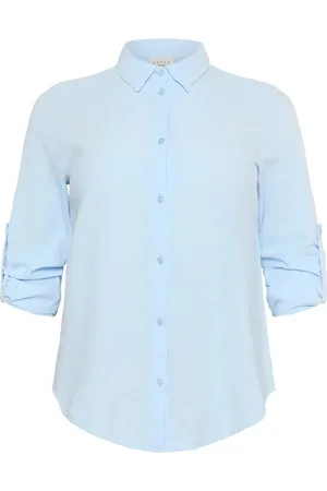 Kaffe Kcnana Shirt Tops Shirts Short-sleeved Blue