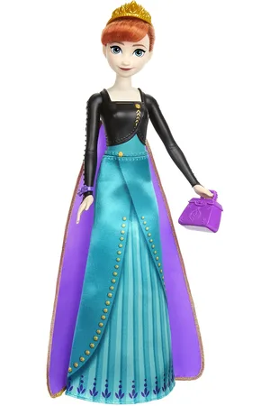 Frost Disney Frozen Spin & Reveal Anna Toys Dolls & Accessories Dolls Multi/patterned