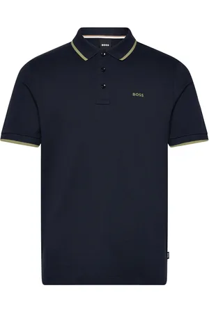 HUGO BOSS Parlay 190 Tops Polos Short-sleeved Navy