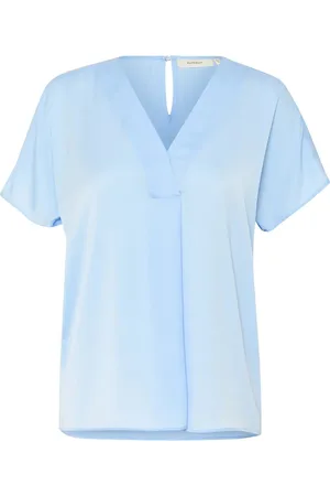 INWEAR Rindaiw Top Tops Blouses Short-sleeved Blue