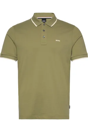 HUGO BOSS Parlay 190 Tops Polos Short-sleeved Green