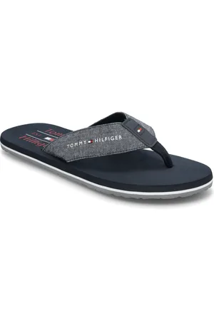 Tommy Hilfiger Chambray Beach Sandal Klipklapper Sandaler Black