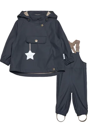 Mini A Ture Matwainis Rain Set. Grs Outerwear Rainwear Rainwear Sets Navy