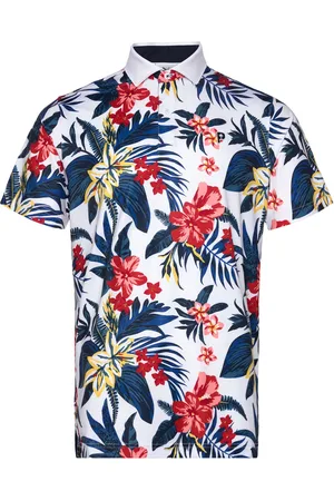 PUMA Puma X Ptc Floral Polo Sport Men Sport Clothing Sport Tops Sport Polos Sport Short-sleeved Polos Multi/patterned