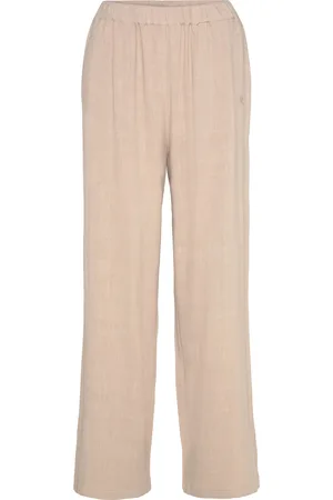 Soft Rebels Srsamantha Pant Bottoms Trousers Linen Trousers Beige