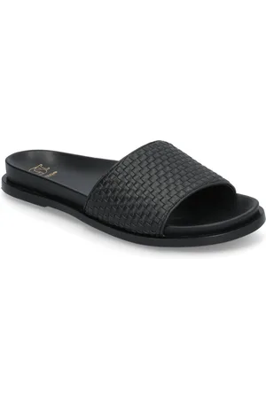Dune Lilas Shoes Sandals Flat Sandals Black