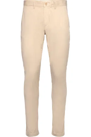 GANT Slim Sunfaded Chinos Designers Trousers Chinos Beige