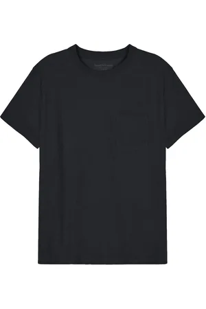 Bread & Boxers Terry Tee Tops T-Kortærmet Skjorte Black
