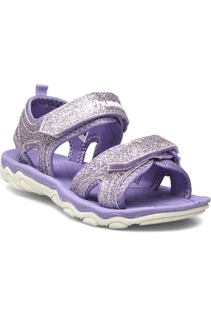 Hummel Sandal Glitter Jr Sport Summer Shoes Sandals Purple