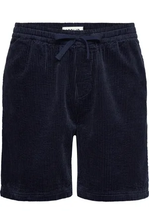 Solid Sdalann Elast. Sho Bottoms Shorts Casual Navy