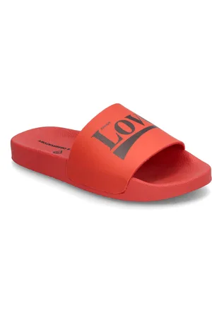 The Animals Observatory Flip-Floops Kid Shoes Red Slippers Hjemmesko Red