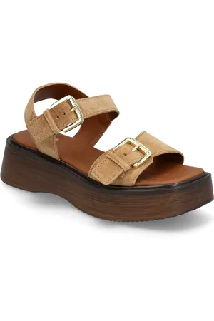 Dune Luno Sandal Med Hæl Beige