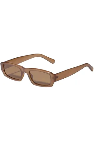 Pilgrim Alayna Sunglasses Brown Firkantede Solbriller Brown