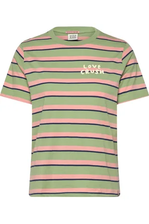 Scotch&Soda Yarn Dye Striped Regular Fit T-Shirt Tops T-shirts & Tops Short-sleeved Multi/patterned