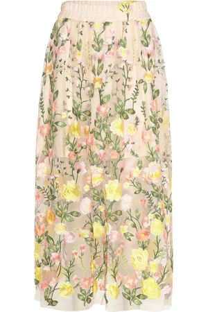 A-View Fuschia Skirt Skirts Maxi Skirts Multi/patterned