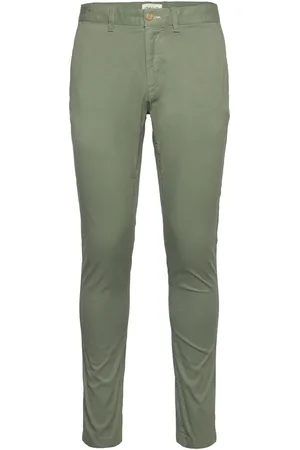 GANT Slim Sunfaded Chinos Designers Trousers Chinos Green