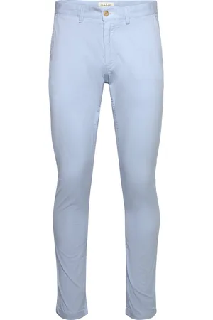 GANT Slim Sunfaded Chinos Designers Trousers Chinos Blue