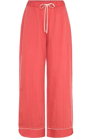 Munthe Ukava Bottoms Trousers Straight Leg Red