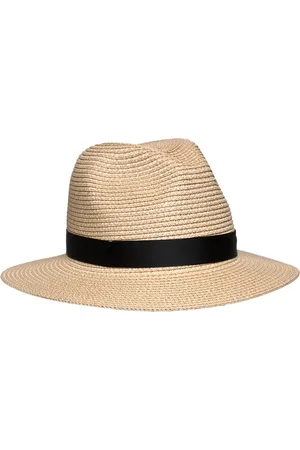 Ralph Lauren Packable Straw Fedora Accessories Headwear Straw Hats Beige