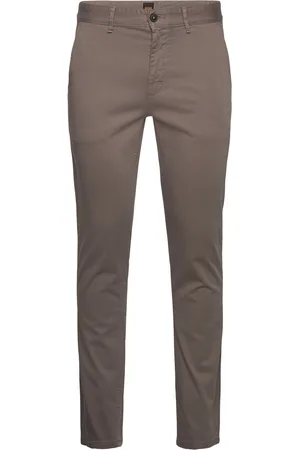 HUGO BOSS Chino_Slim Bottoms Trousers Chinos Brown