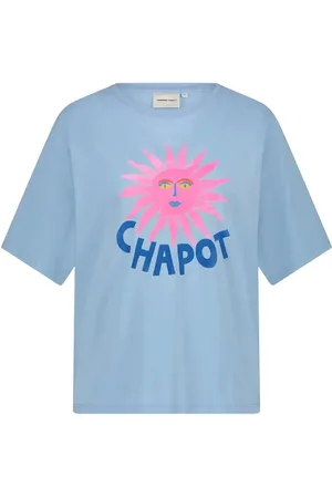 Fabienne Chapot Fay T-Shirt Tops T-shirts & Tops Short-sleeved Blue