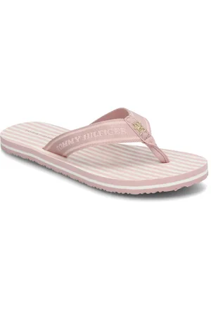 Tommy Hilfiger Th Stripes Beach Sandal Klipklapper Sandaler Pink