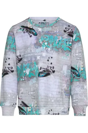 POP Hexa Tops Sweatshirts & Hoodies Sweatshirts Grey
