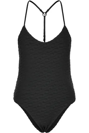 Nike Nike Terry V Neck Piece Sport Sport Clothing Sport Swimwear Sport Swimsuits Black