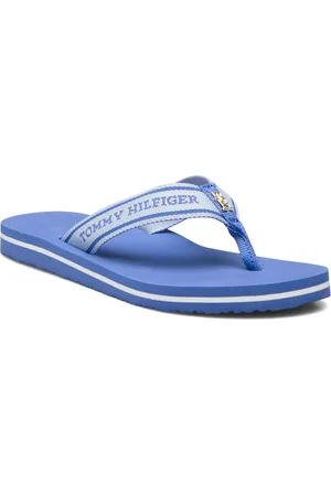 Tommy Hilfiger Hilfiger Webbing Beach Sandal Klipklapper Sandaler Blue