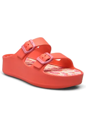 LEMON JELLY Elvia Orange Peel Shoes Sandals Flat Sandals Pink