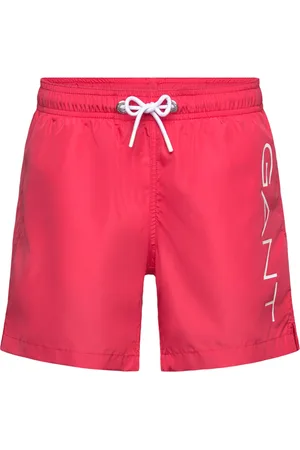 GANT Logo Lightweight Swim Shorts Badeshorts Red