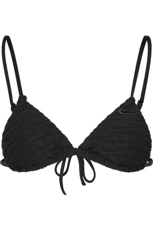 Nike Nike Terry Triangle Bikini Top Sport Sport Clothing Sport Swimwear Sport Bikinis Black