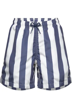 GANT Striped Swim Shorts Badeshorts Blue