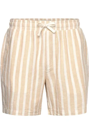 Solid Sdfried Shorts Bottoms Shorts Casual Beige